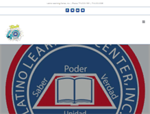 Tablet Screenshot of latinolearningcenter.org